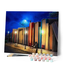 Load image into Gallery viewer, paint by numbers | Sleeping Outside | advanced cities | FiguredArt