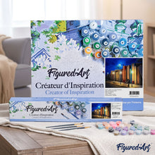 Load image into Gallery viewer, paint by numbers | Sleeping Outside | advanced cities | FiguredArt