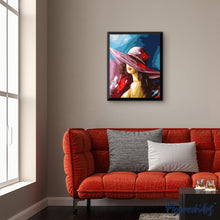 Load image into Gallery viewer, Paint by numbers | Attractive woman with hat | women intermediate new arrivals portrait | Figured&#39;Art