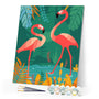 Paint by numbers | Flamingos in the water | animals easy flamingos new arrivals birds | Figured'Art