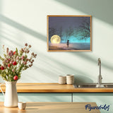paint by numbers | Chasing The Moon | intermediate landscapes | FiguredArt