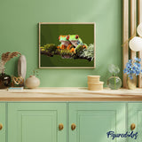 paint by numbers | Two Little Frogs | advanced animals frogs | FiguredArt