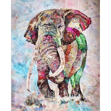 Load image into Gallery viewer, paint by numbers | Elephant Watercolor | advanced animals elephants | FiguredArt