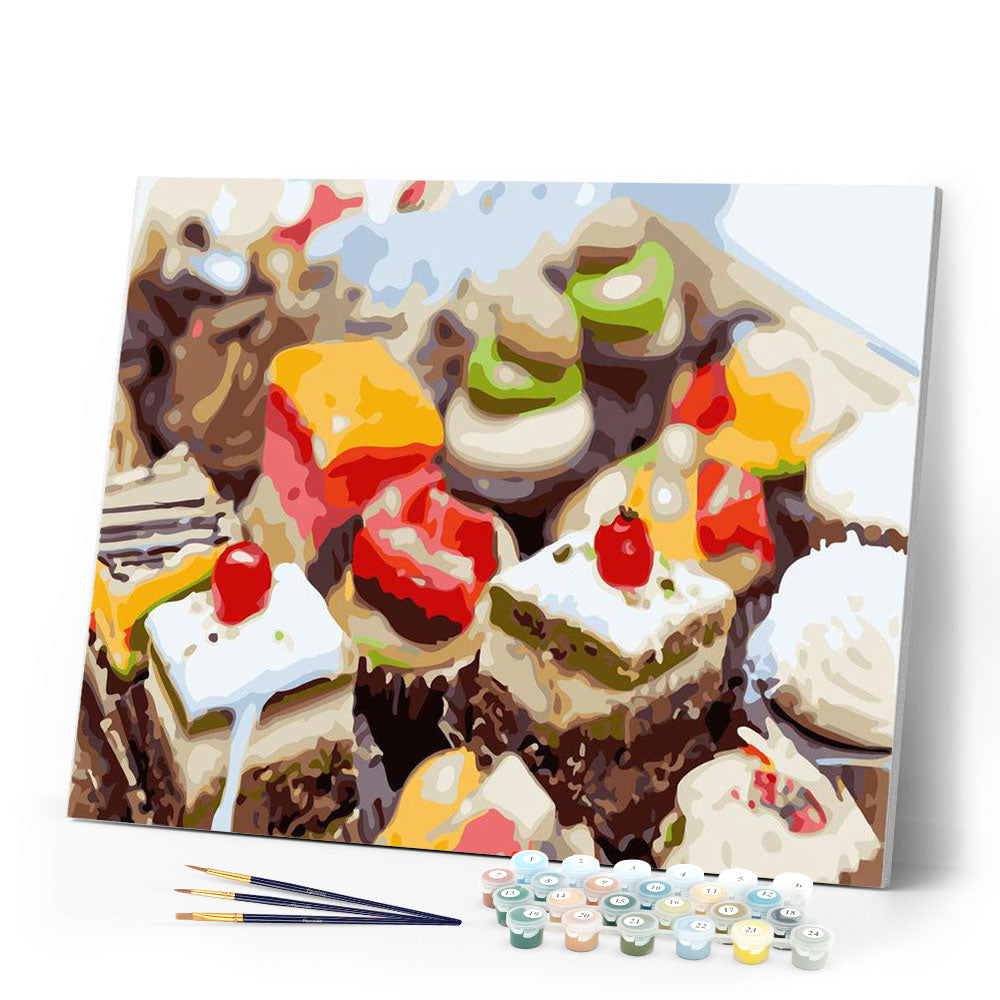 Paint by numbers | Dessert and ice cream | advanced kitchen new arrivals | Figured'Art