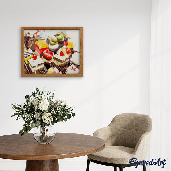 Paint by numbers | Dessert and ice cream | advanced kitchen new arrivals | Figured'Art