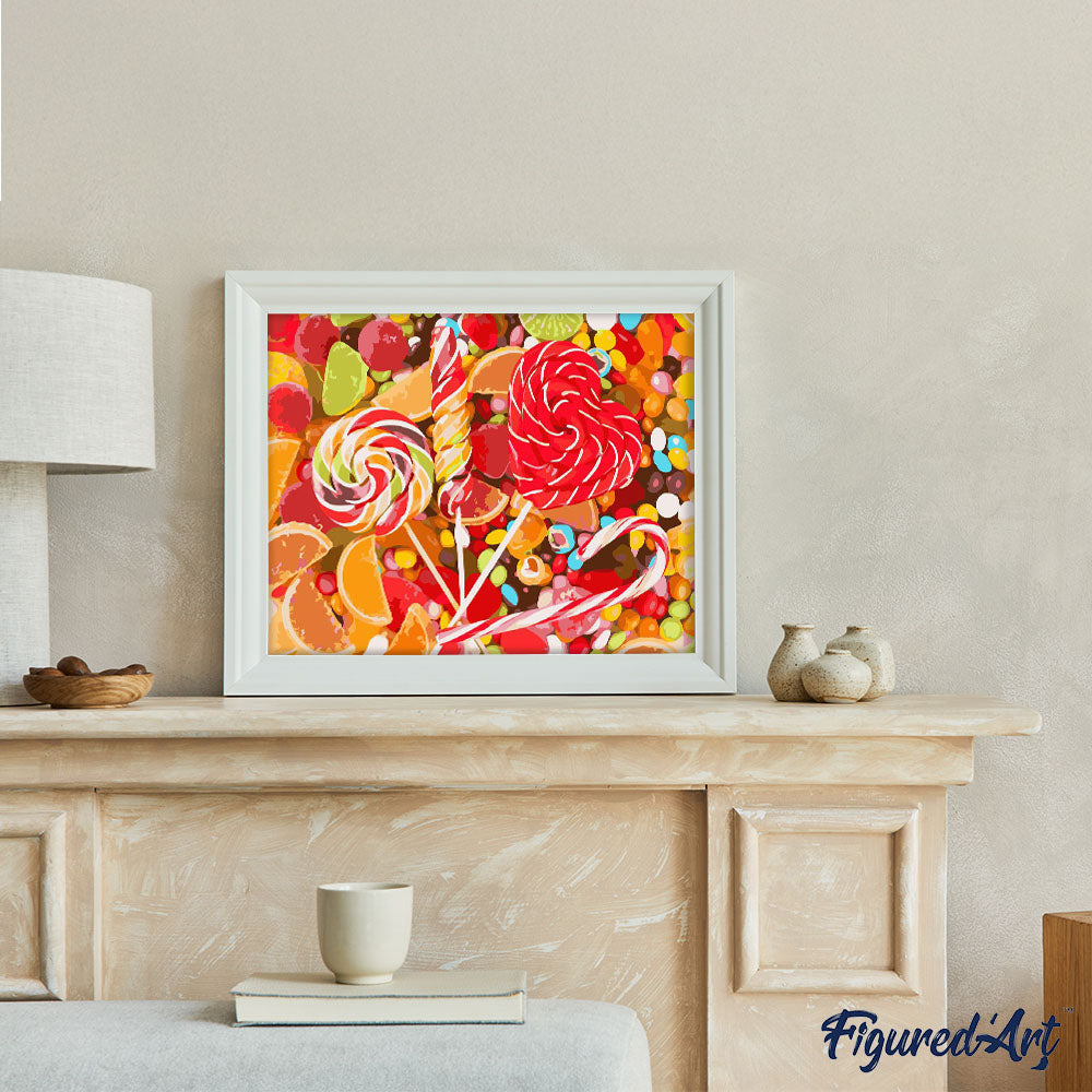 Paint by numbers | Candy and fruit | advanced kitchen new arrivals | Figured'Art