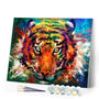 paint by numbers | Painted Tiger | advanced animals tigers | FiguredArt