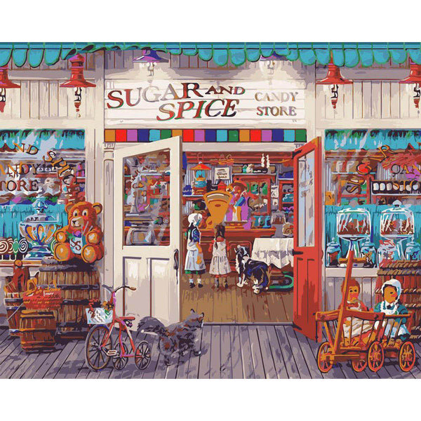 Paint by numbers | Sugar and spices store | advanced new arrivals cities | Figured'Art