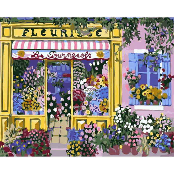 Paint by numbers | At the florist shop | advanced flowers new arrivals cities | Figured'Art