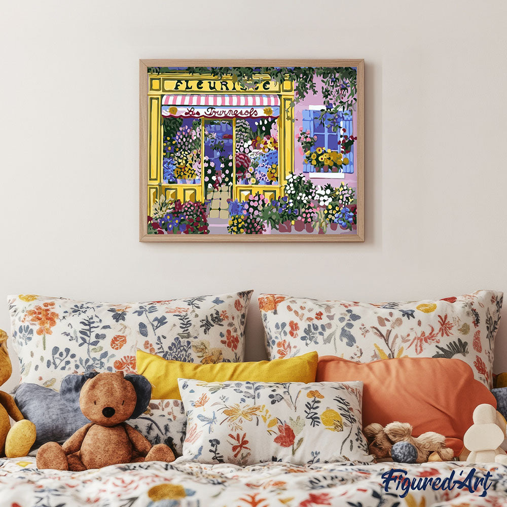 Paint by numbers | At the florist shop | advanced flowers new arrivals cities | Figured'Art