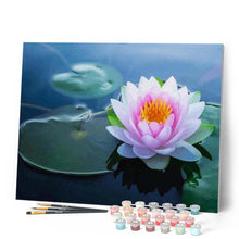 Load image into Gallery viewer, paint by numbers | Water Lily in the Pound | advanced flowers | FiguredArt