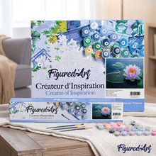 Load image into Gallery viewer, paint by numbers | Water Lily in the Pound | advanced flowers | FiguredArt