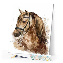 Load image into Gallery viewer, paint by numbers | Brown Horse | animals easy horses | FiguredArt