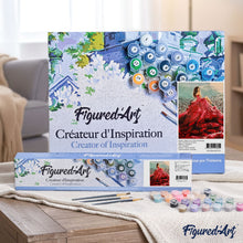 Load image into Gallery viewer, paint by numbers | Red dress | advanced romance | FiguredArt