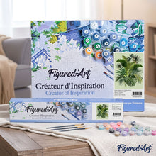 Load image into Gallery viewer, paint by numbers | Banana leaves | flowers intermediate | FiguredArt