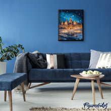 Load image into Gallery viewer, Paint by numbers | Woman wearing a dress and large building | advanced new arrivals romance cities | Figured'Art