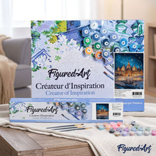 Load image into Gallery viewer, Paint by numbers | Woman wearing a dress and large building | advanced new arrivals romance cities | Figured'Art