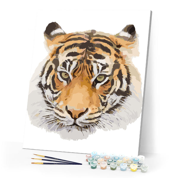 Paint by numbers - Tiger head – Figured'Art