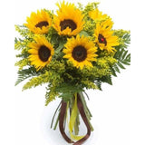 paint by numbers | Yellow Sunflowers in a Vase | advanced flowers | FiguredArt