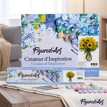 Load image into Gallery viewer, paint by numbers | Yellow Sunflowers in a Vase | advanced flowers | FiguredArt
