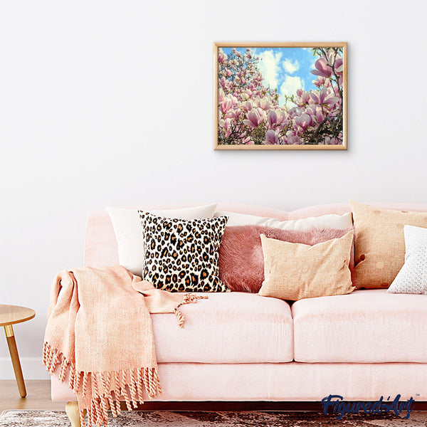 paint by numbers | Magnolias | flowers intermediate | FiguredArt