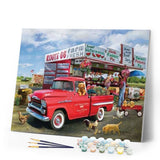 paint by numbers | Buying Fruit | advanced cars and motos vintage | FiguredArt