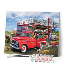Load image into Gallery viewer, paint by numbers | Buying Fruit | advanced cars and motos vintage | FiguredArt