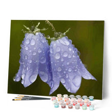 Load image into Gallery viewer, paint by numbers | Blue Flower | flowers intermediate | FiguredArt