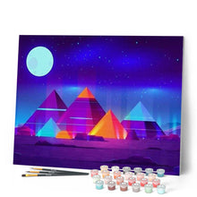 Load image into Gallery viewer, paint by numbers | Pyramids in Color | advanced landscapes | FiguredArt