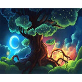 paint by numbers | Tree Lighting | intermediate landscapes trees | FiguredArt