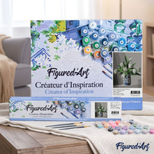 Load image into Gallery viewer, paint by numbers | White Tulips | easy flowers | FiguredArt
