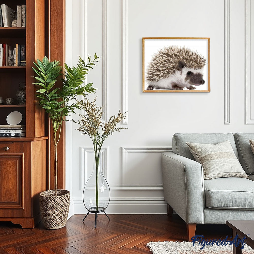paint by numbers | Hedgehog | animals hedgehogs intermediate | FiguredArt