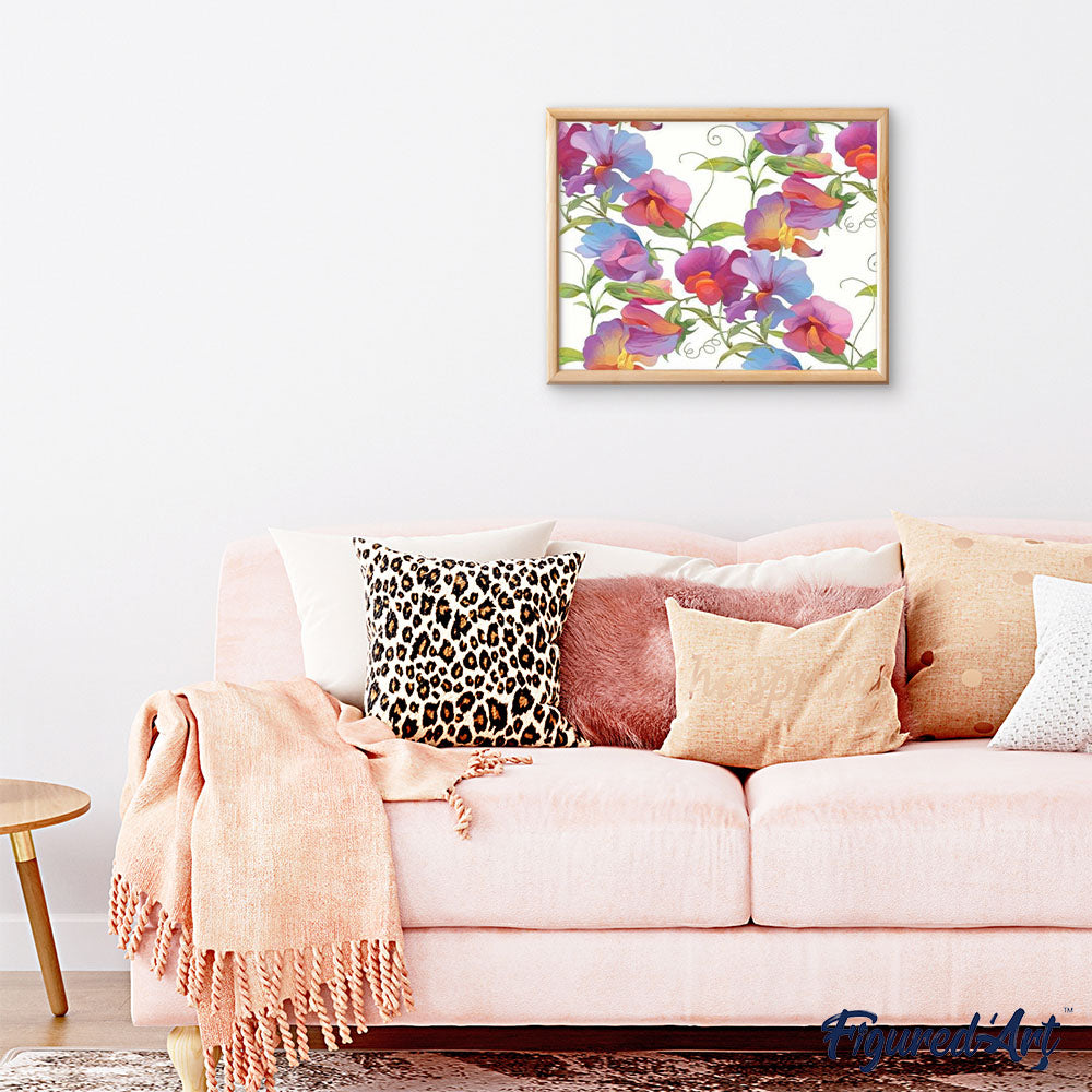 paint by numbers | Full of flowers | easy flowers | FiguredArt