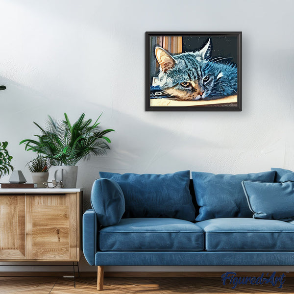 paint by numbers | American Shorthair Cat | animals cats easy | FiguredArt