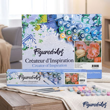 Load image into Gallery viewer, paint by numbers | Dewdrops Tulip | flowers intermediate | FiguredArt
