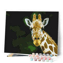 Load image into Gallery viewer, paint by numbers | Head And Neck Giraffe | animals easy giraffes | FiguredArt