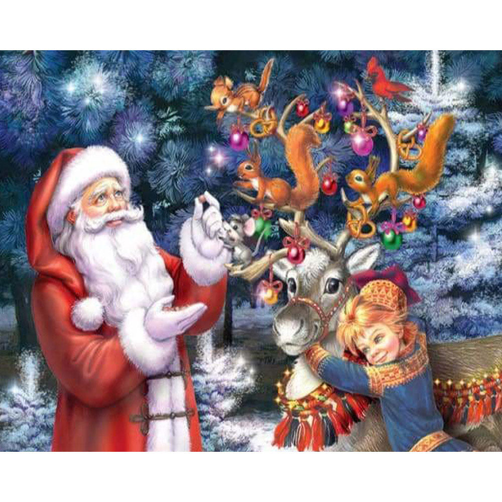 paint by numbers | Santa Claus Christmas Time | advanced christmas | FiguredArt