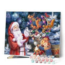 Load image into Gallery viewer, paint by numbers | Santa Claus Christmas Time | advanced christmas | FiguredArt