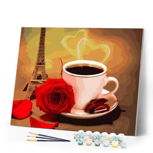 paint by numbers | Rose Café | intermediate romance | FiguredArt