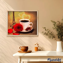 Load image into Gallery viewer, paint by numbers | Rose Café | intermediate romance | FiguredArt