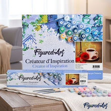 Load image into Gallery viewer, paint by numbers | Rose Café | intermediate romance | FiguredArt