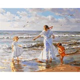 paint by numbers | Beach Play | advanced landscapes romance | FiguredArt