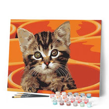 Load image into Gallery viewer, paint by numbers | Painting Small Cat | animals cats easy | FiguredArt