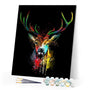 paint by numbers | Deer Painted | animals deer intermediate | FiguredArt
