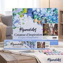Load image into Gallery viewer, paint by numbers | Streets of Paris | cities intermediate | FiguredArt