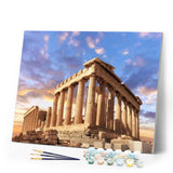 paint by numbers | Parthenon | cities intermediate | FiguredArt