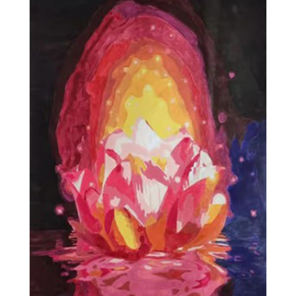 paint by numbers | Light Floating Lotus | advanced flowers | FiguredArt