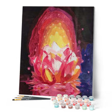 Load image into Gallery viewer, paint by numbers | Light Floating Lotus | advanced flowers | FiguredArt