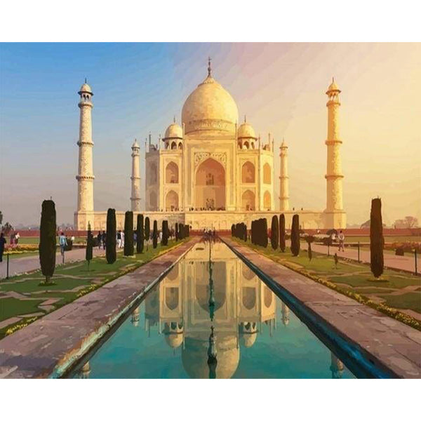 paint by numbers | Taj Mahal | advanced cities | FiguredArt