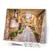paint by numbers | Continental alley | advanced cities | FiguredArt